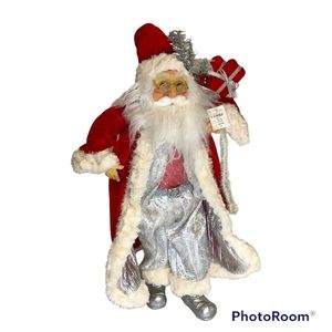 Santa Claus Statue Figurine Christmas Decoration Resin Made in China 20"